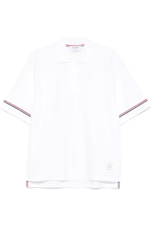 Thom Browne Rwb Cotton Polo Shirt
