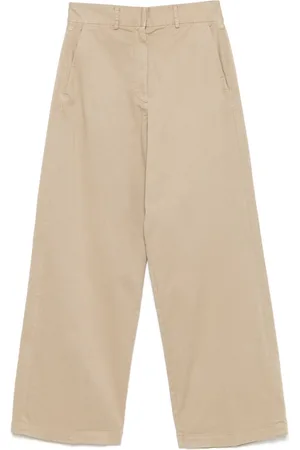 FORTE FORTE Cotton High-waisted Trousers