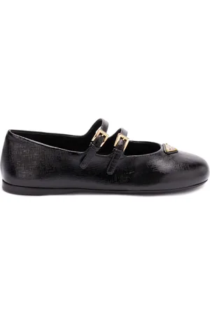 Prada Leather Ballet Flats