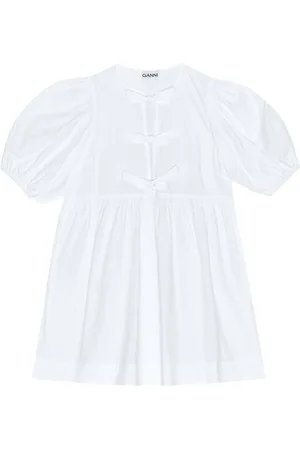 Ganni Organic Cotton Mini Dress
