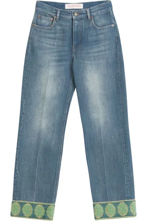 VALENTINO Straight-leg Denim Jeans