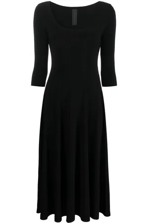 Norma Kamali Flared Midi Dress