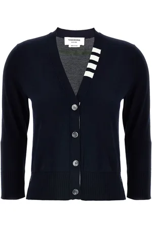 Thom Browne 4bar Cotton Cardigan