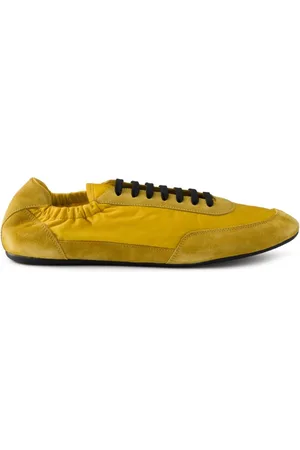 Prada Collapse Re-nylon And Suede Sneakers
