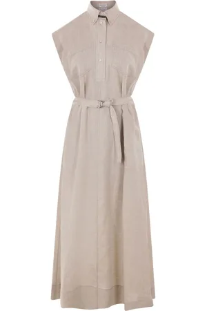 Brunello Cucinelli Linen Shirtdress