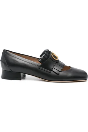 VALENTINO GARAVANI Vlogo Signature Leather Loafers