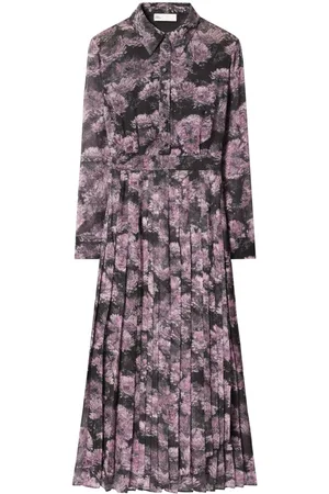 Tory Burch Printed Silk Maxi Dress