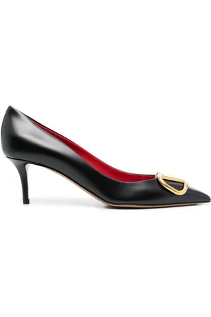 VALENTINO GARAVANI Vlogo Signature Leather Pumps