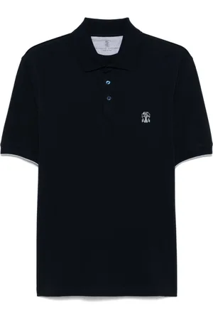 Brunello Cucinelli Logo Cotton Polo Shirt