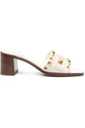 VALENTINO GARAVANI Plaster Caster Leather Mules