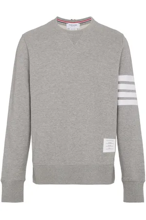 Thom Browne 4bar Cotton Crewneck Sweatshirt