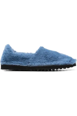 Marni Faux Fur Slip-on Loafers