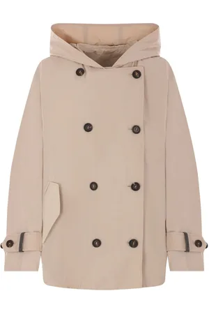 Brunello Cucinelli Cotton Blend Parka Coat