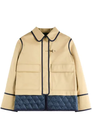 FAY Stretch Gabardine Caban Jacket