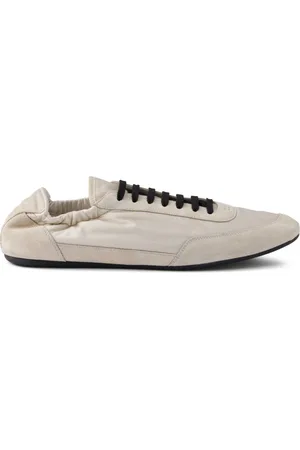 Prada Collapse Re-nylon And Suede Sneakers