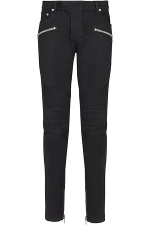 Balmain Biker Denim Jeans