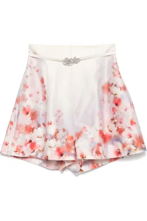 ZIMMERMANN Crush Silk Blend Shorts