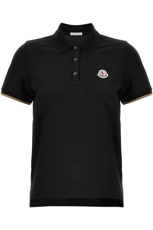 Moncler Logo Cotton Polo Shirt