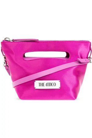The Attico Via Dei Giardini 15 Satin Tote Bag
