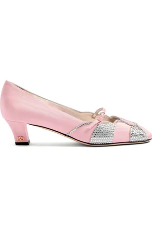 VALENTINO GARAVANI Bowow Strass Embellished Pumps