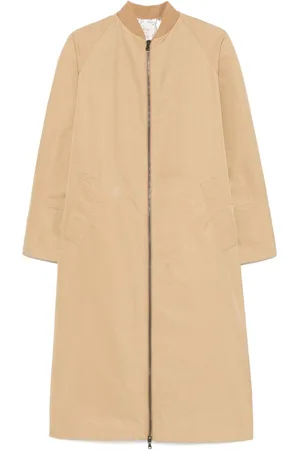 ALYSI Nylon Long Trench Coat