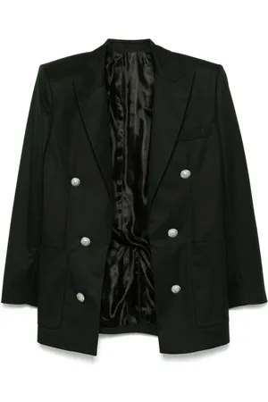 Balmain Cotton Jacket With Buttons