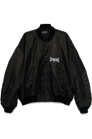Balenciaga Varsity Nylon Bomber Jacket