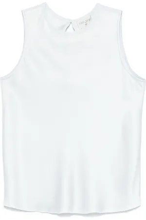 FORTE FORTE Satin Sleeveless Top
