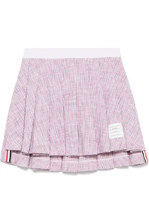Thom Browne Rwb Cotton Mini Skirt