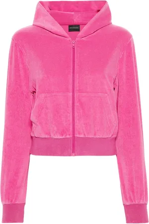 Balenciaga Velvet Zipped Hoodie