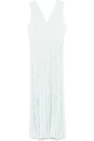 FORTE FORTE Pleated Long Dress