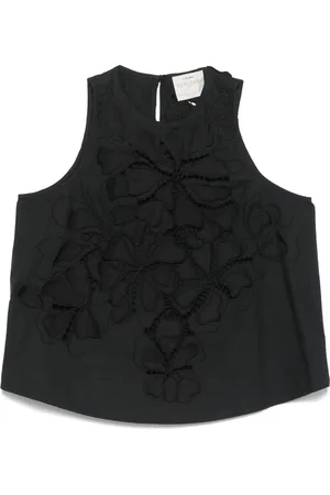 FORTE FORTE Embroidered Cotton Top