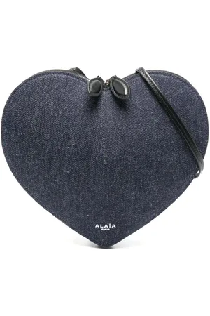 Alaïa Le Coeur Leather Crossbody Bag