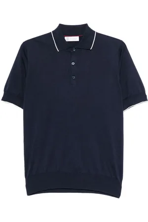 Brunello Cucinelli Cotton Knit Polo Shirt