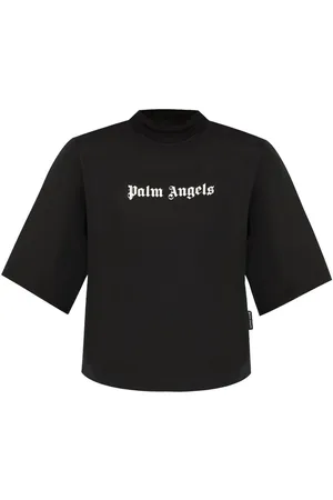 Palm Angels Classic Logo Cropped T-shirt