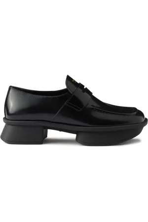 Prada Equal Leather Loafers