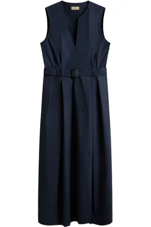 Woolrich Cotton Long Belted Dress