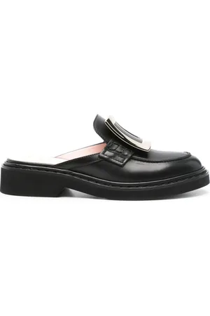 Roger Vivier Viv Rangers Leather Loafers