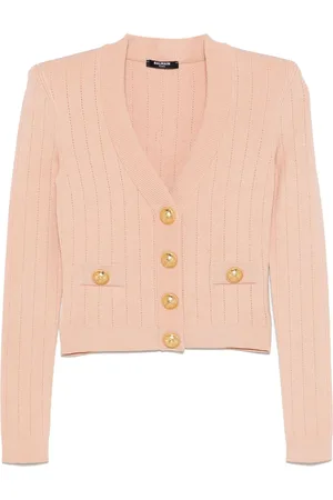 Balmain Buttoned V-necked Cardigan