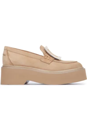 Roger Vivier Viv Rangers Leather Loafers