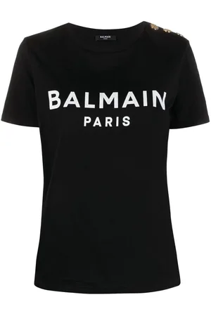 Balmain Logo Organic Cotton T-shirt