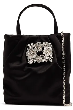 Roger Vivier Rv Bouquet Satin Mini Bag