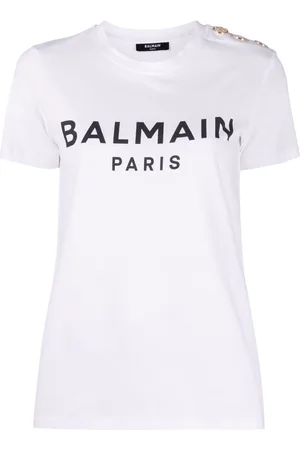 Balmain Logo Organic Cotton T-shirt