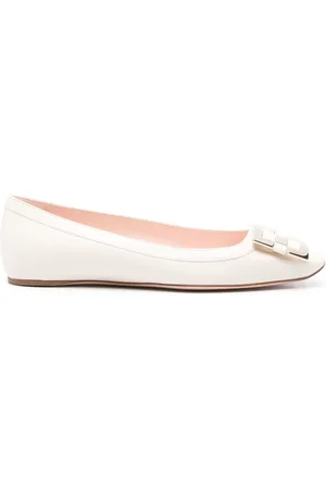 Roger Vivier Trompette Leather Ballet Flats
