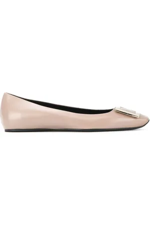 Roger Vivier Trompette Leather Ballet Flats