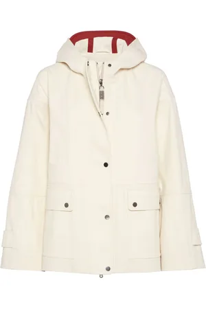 Brunello Cucinelli Hooded Canvas Waterproof Jacket