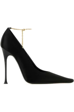 Saint Laurent Régine Crepe Satin Pumps