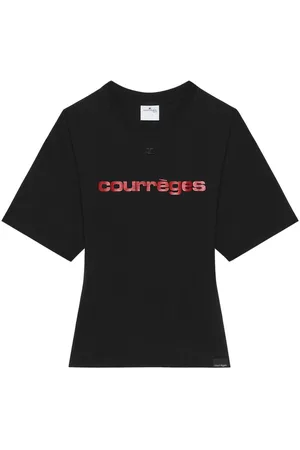 Courrèges COURRÈGES - Logo Cotton Belted T-shirt