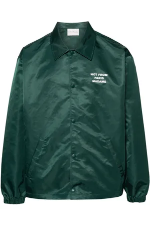 Drôle de Monsieur DRÔLE DE MONSIEUR - La Vest Slogan Lightweight Jacket