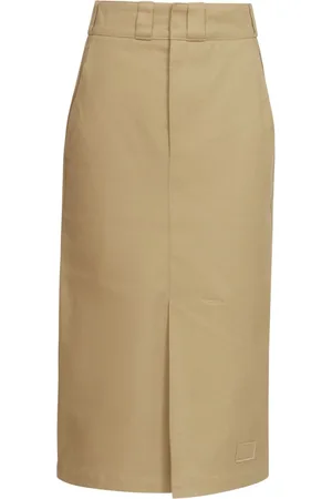 Maison Margiela Cotton Blend Midi Skirt